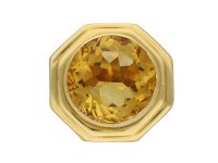 Fred of Paris solitaire citrine ring berganza hatton garden