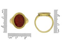 Ancient Roman cornelian intaglio of Apollo hatton garden