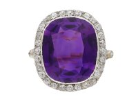 antique amethyst diamond ring berganza hatton garden