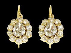 Antique earrings: The Middle Victorian Period 1860 - 1885