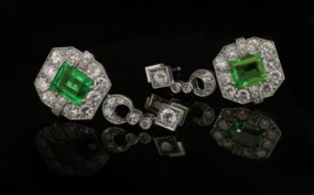 Art Deco earrings of the 1920’s to 1930’s