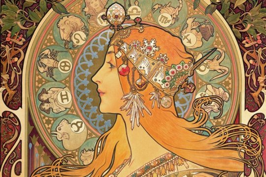 Love motifs in Art Nouveau jewellery