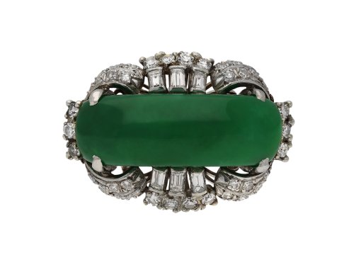 Jade and diamond ring berganza hatton garden