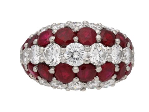 Cartier ruby and diamond ring berganza hatton garden