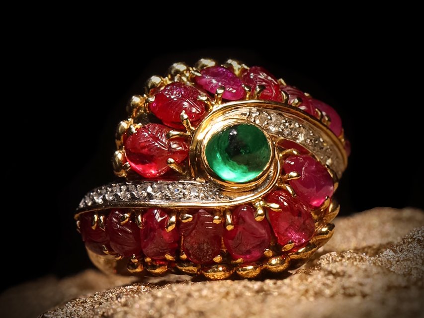 Glowing Red and Green the Mysterious Allure of Rubies and Emerald