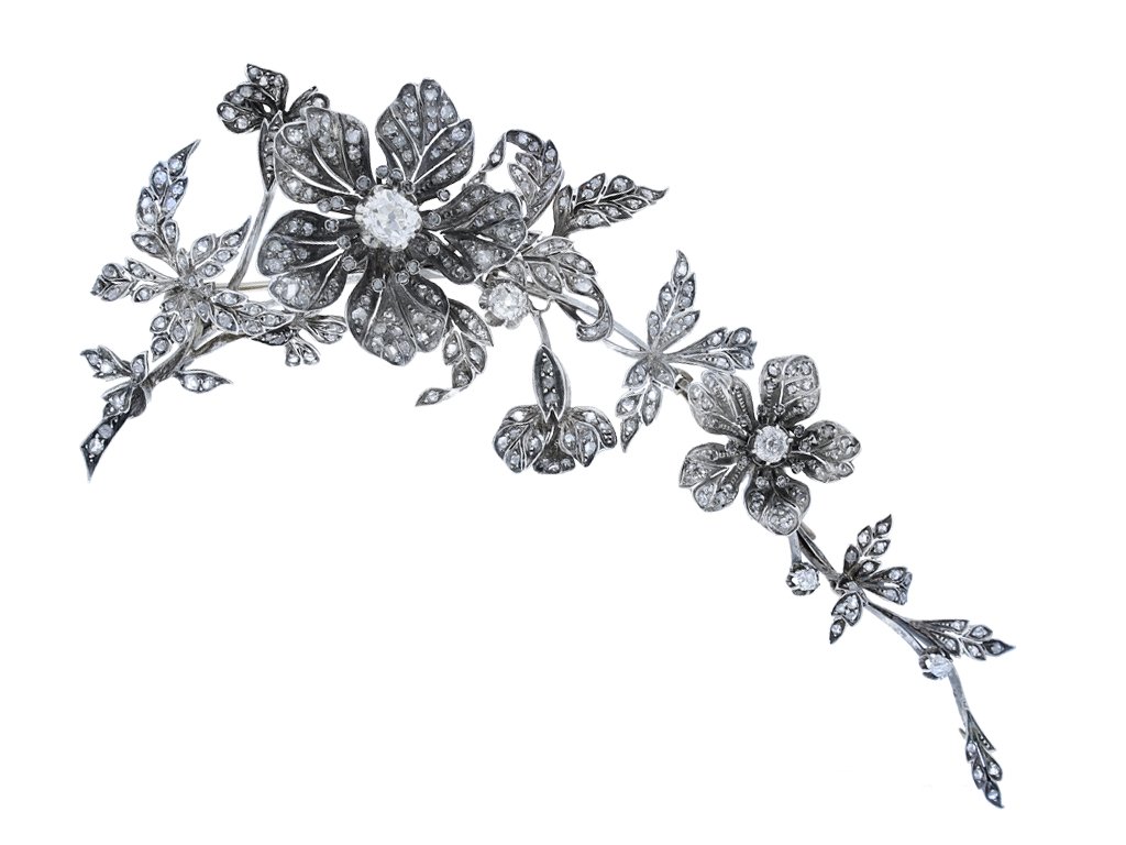 Convertible diamond corsage ornament berganza hatton garden