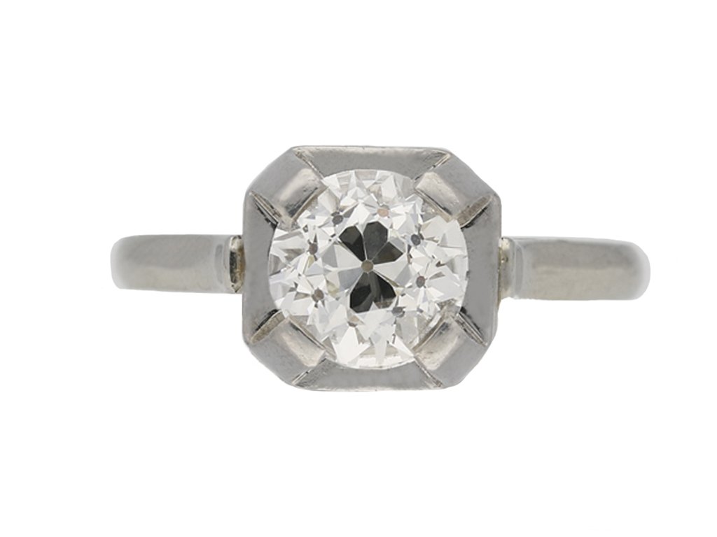  antique diamond engagement ring berganza hatton garden