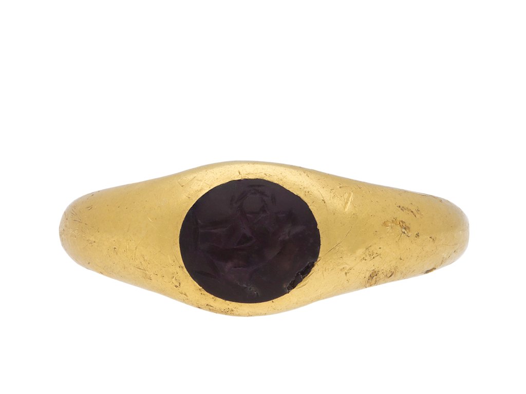 Ancient Roman signet ring, 1st 2nd century AD. Hatton Garden