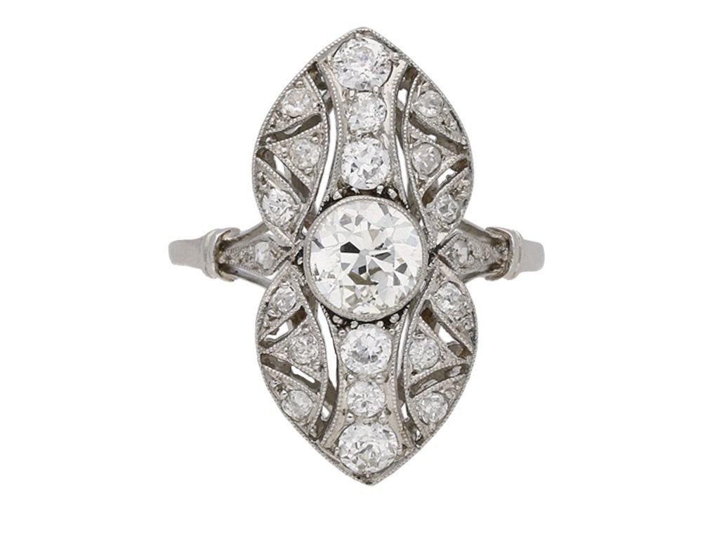 Belle Époque diamond ring berganza hatton garden
