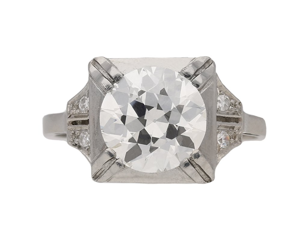 art deco engagement diamond ring hatton garden berganza