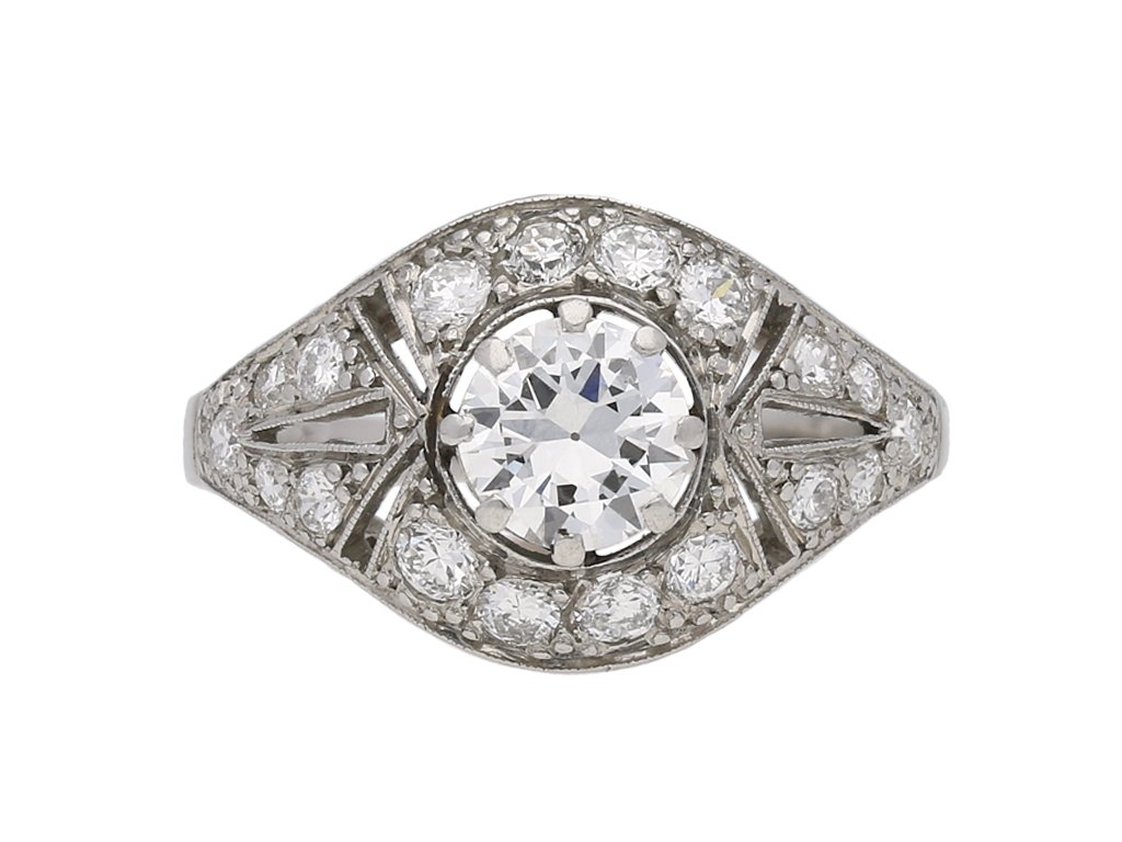 Antique diamond cluster ring, French, circa 1 | Ref 26063