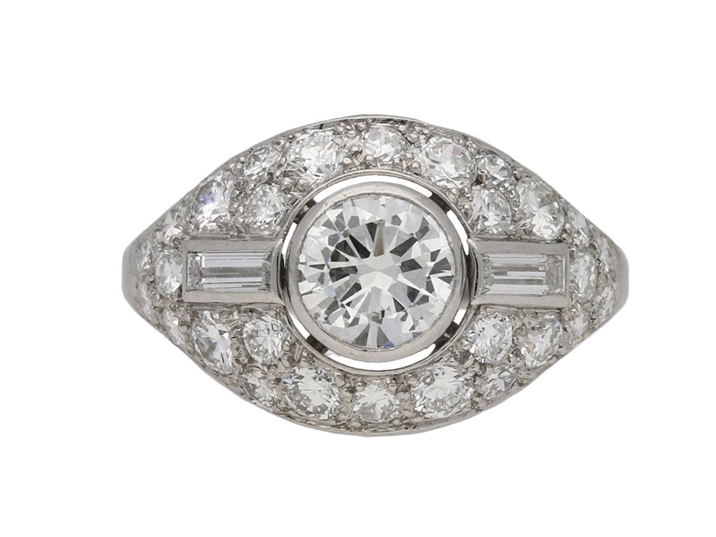 Boucheron Paris diamond cluster ring berganza hatton garden