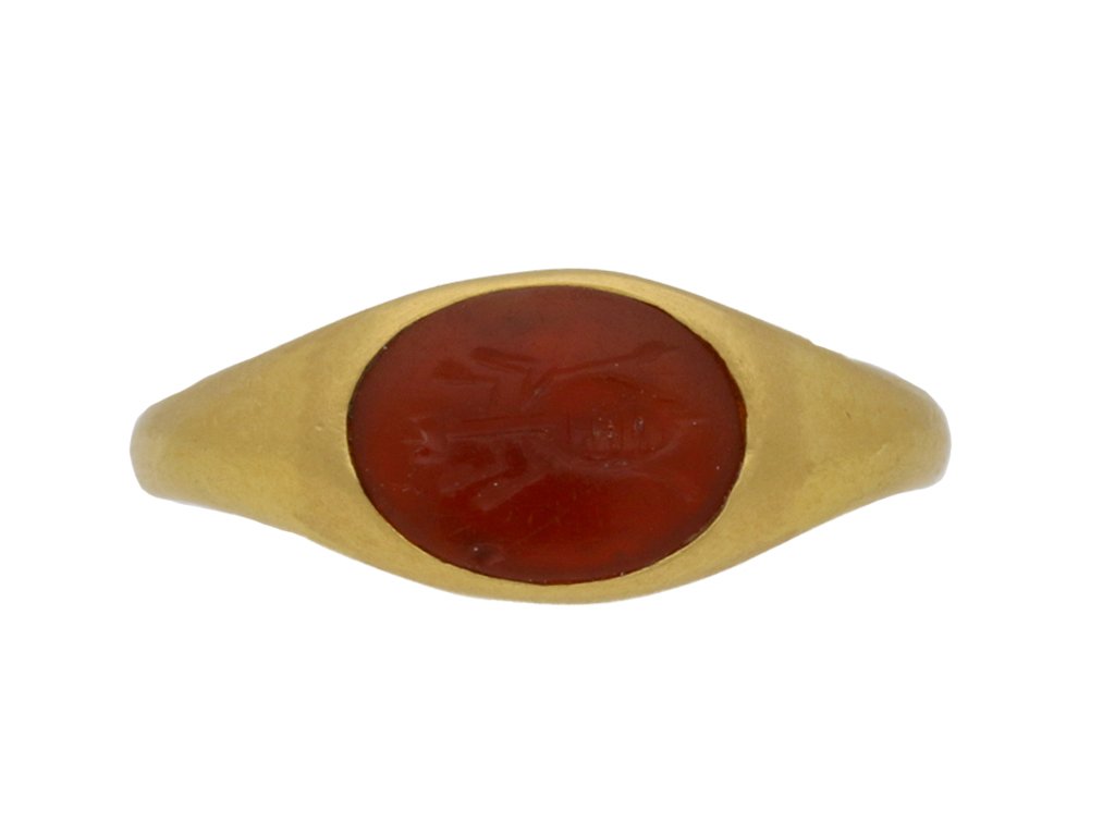 ancient roman intaglio gold ring hatton garden berganza