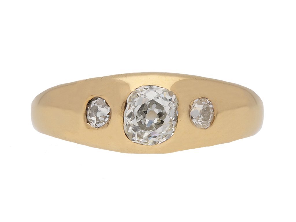  Antique old mine diamond ring berganza hatton garden