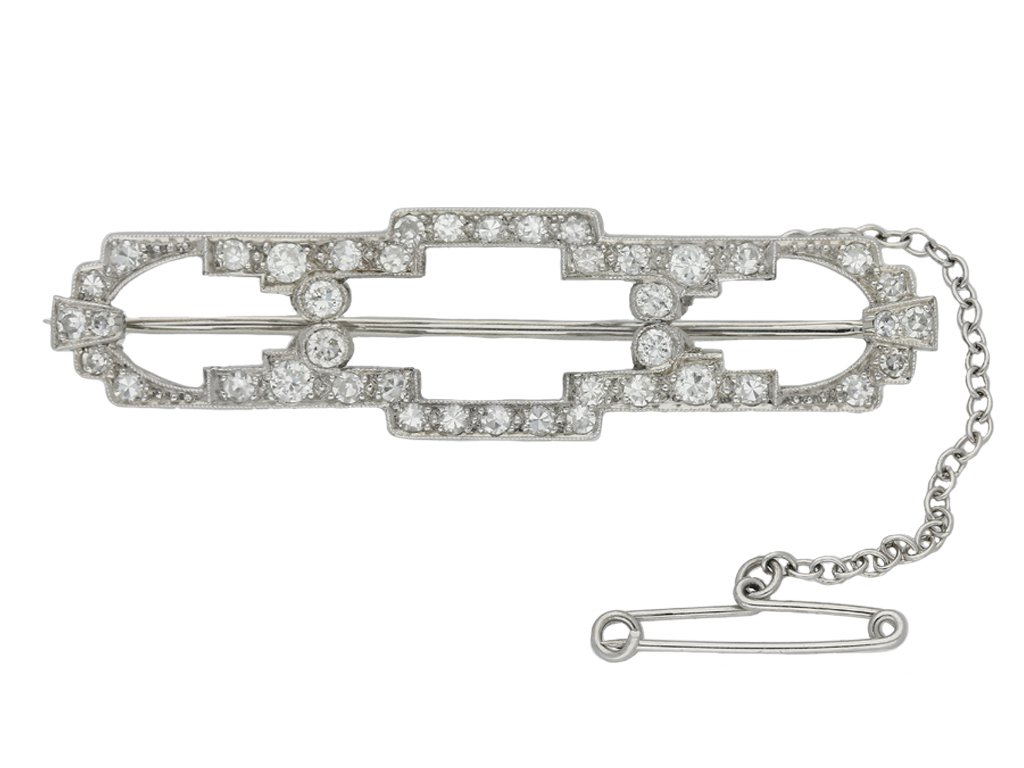 Vintage diamond brooch berganza hatton garden