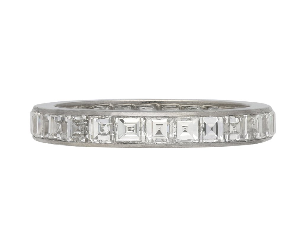 Art Deco diamond eternity ring berganza hatton garden