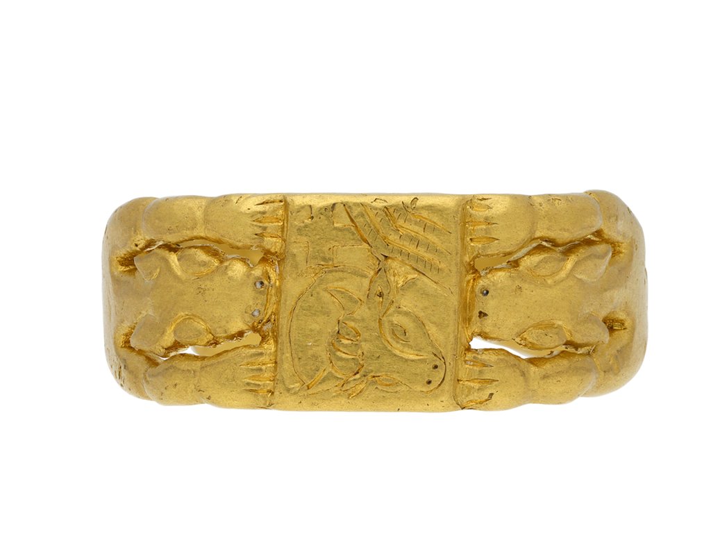 Medieval ring of St Luke, circa 12th century hatton garden