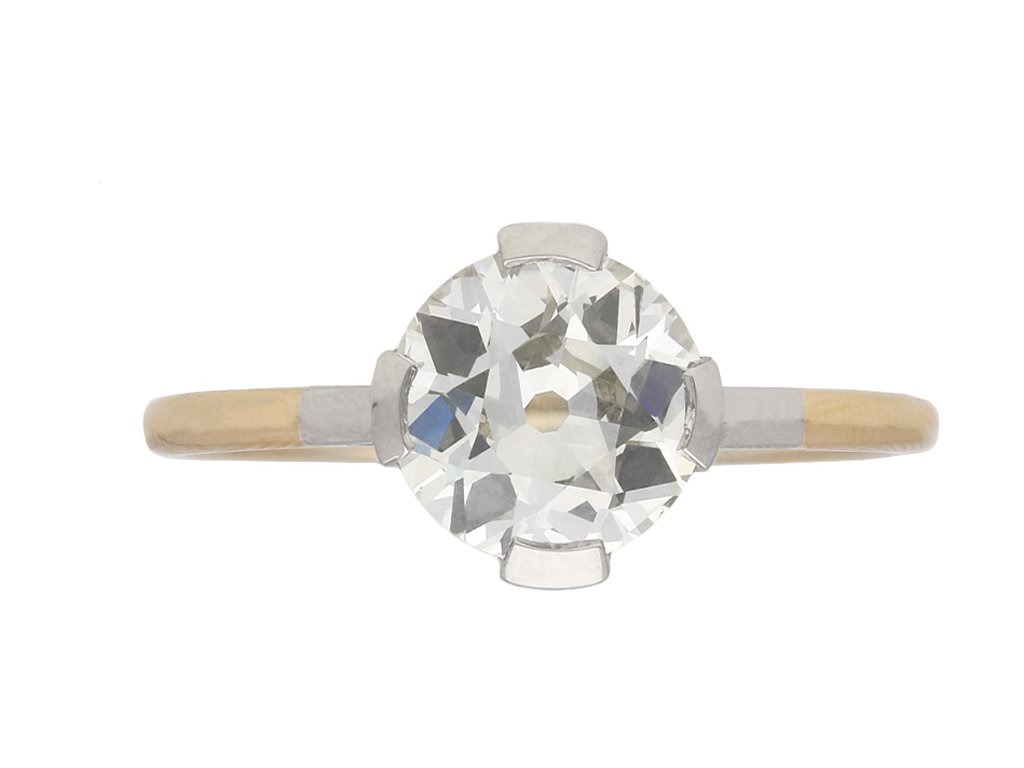 Edwardian diamond engagement ring berganza hatton garden