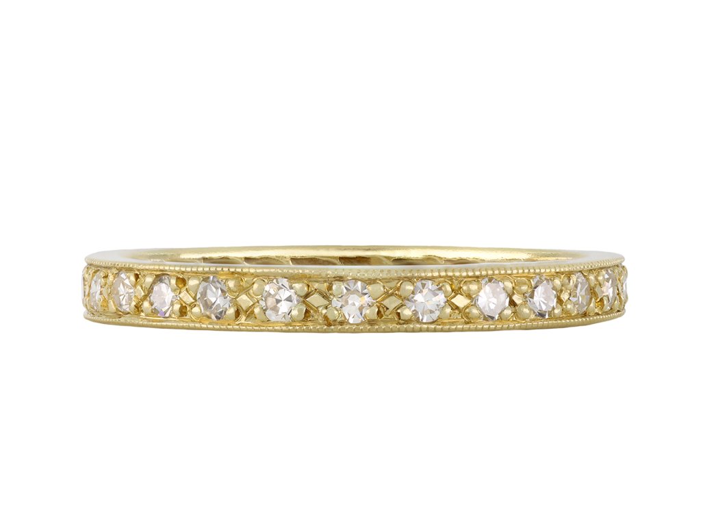 Diamond full eternity ring, circa 1940 hatton garden