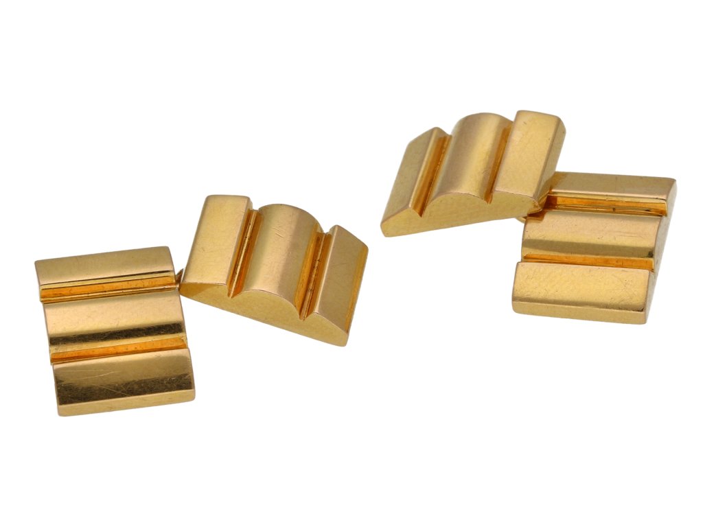 Mauboussin gold cufflinks berganza hatton garden