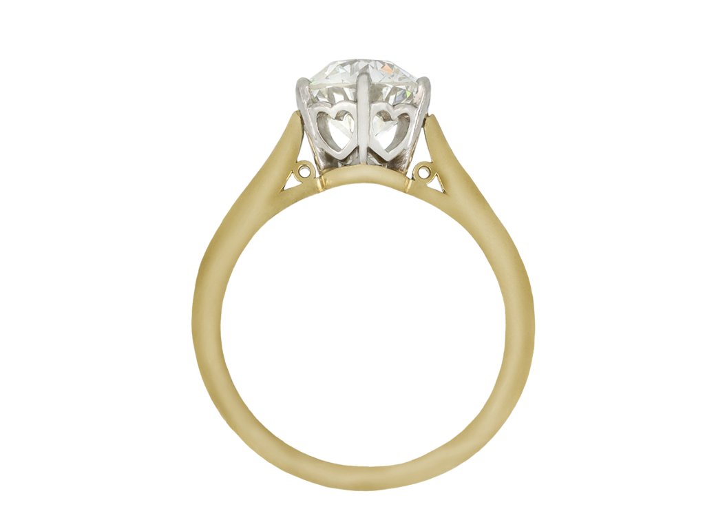 Art Deco diamond ring berganza hatton garden