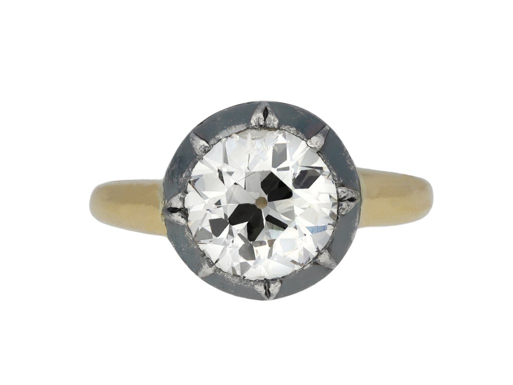 Victorian diamond solitaire ring berganza hatton garden