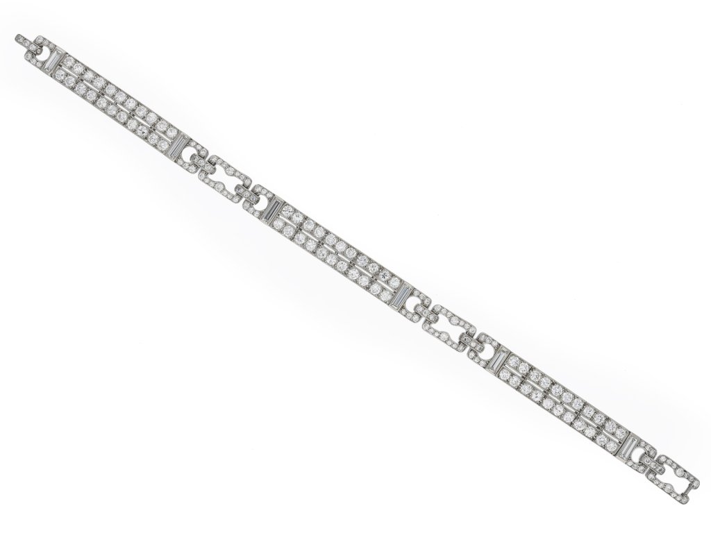 Art Deco diamond bracelet hatton garden