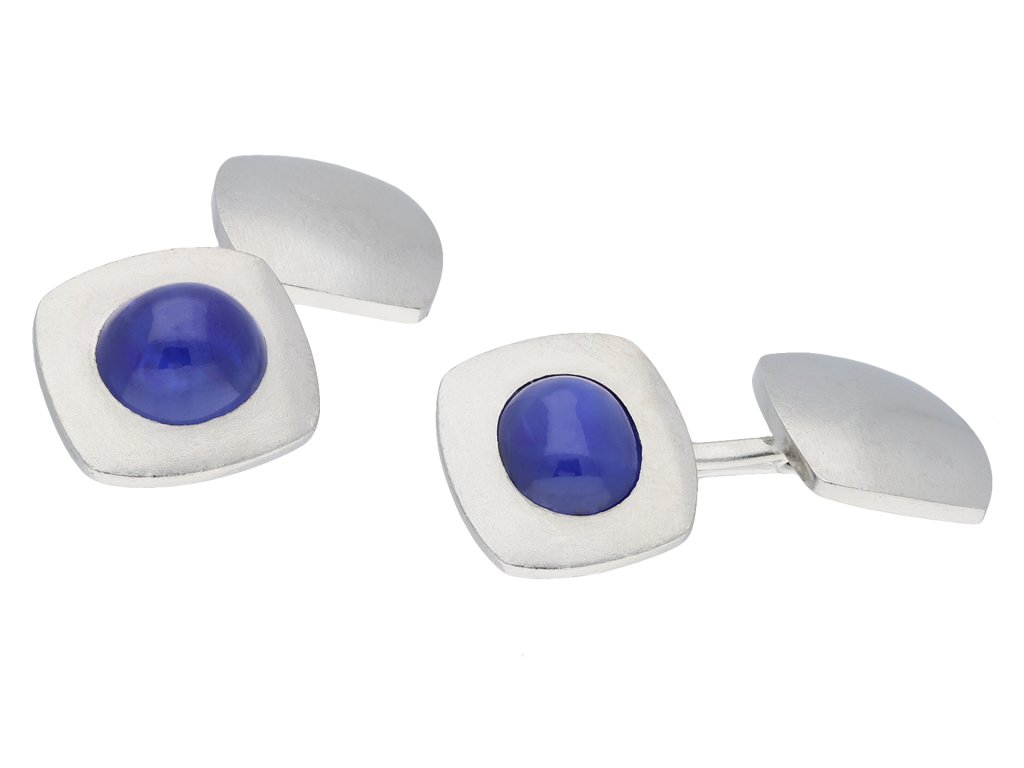 Ceylon star sapphire cufflinks hatton garden