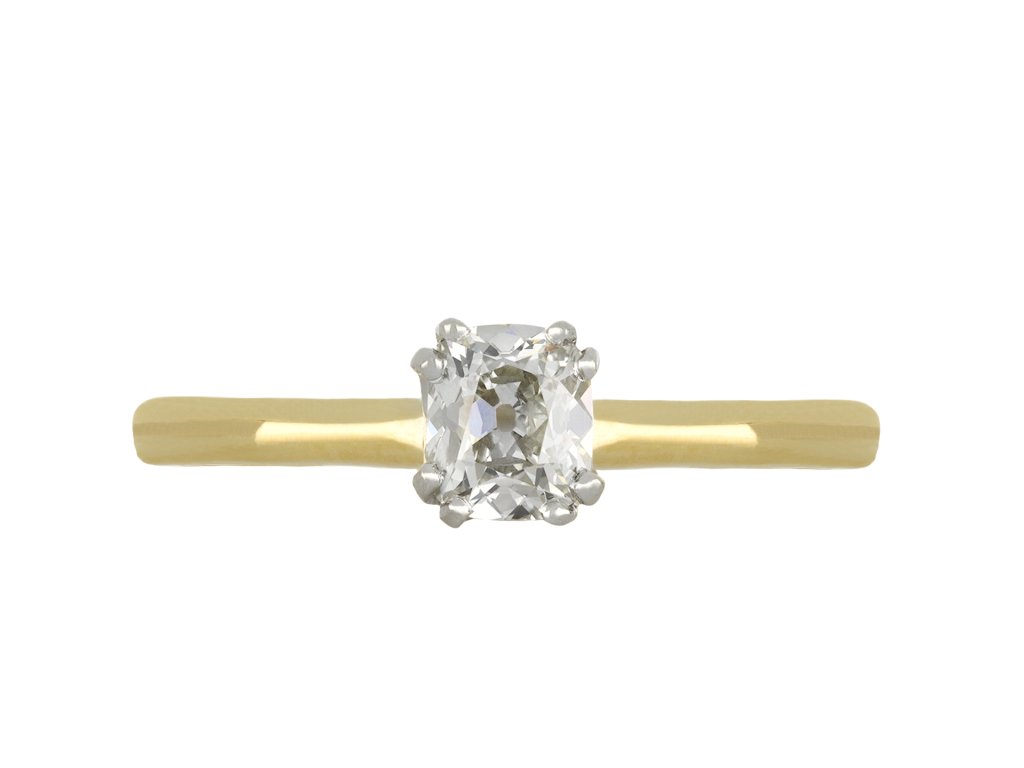 Old mine diamond solitaire ring, circa 1915 hatton garden