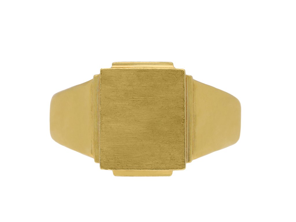 Victorian Gold signet ring, circa 1850. Hatton Garden