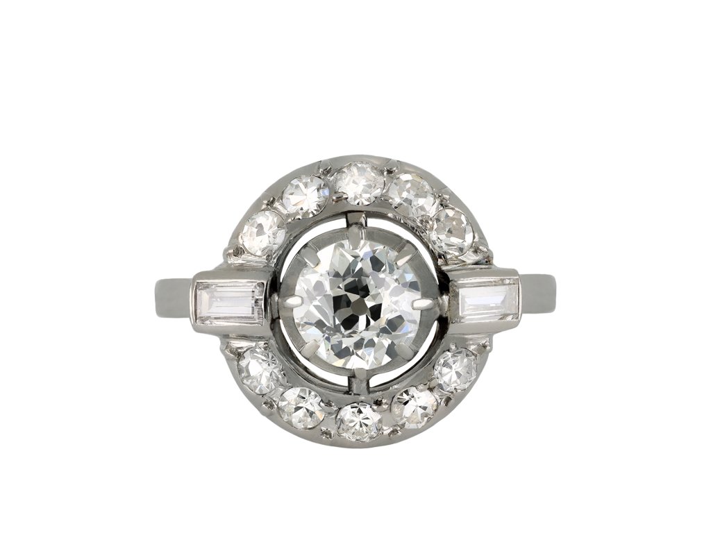 Art Deco diamond cluster ring, circa 1925 hatton garden