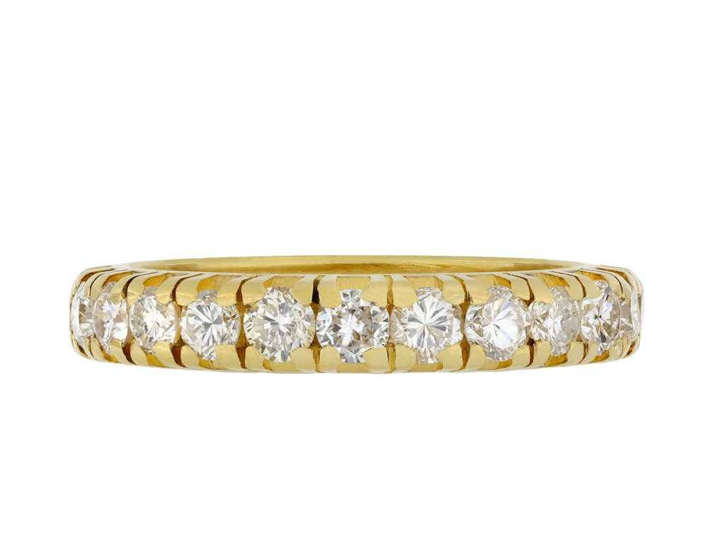 Diamond full eternity band, circa 1970 hatton garden