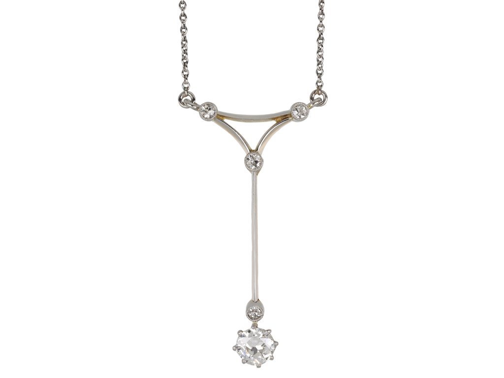 Edwardian diamond pendant, circa 1910 hatton garden