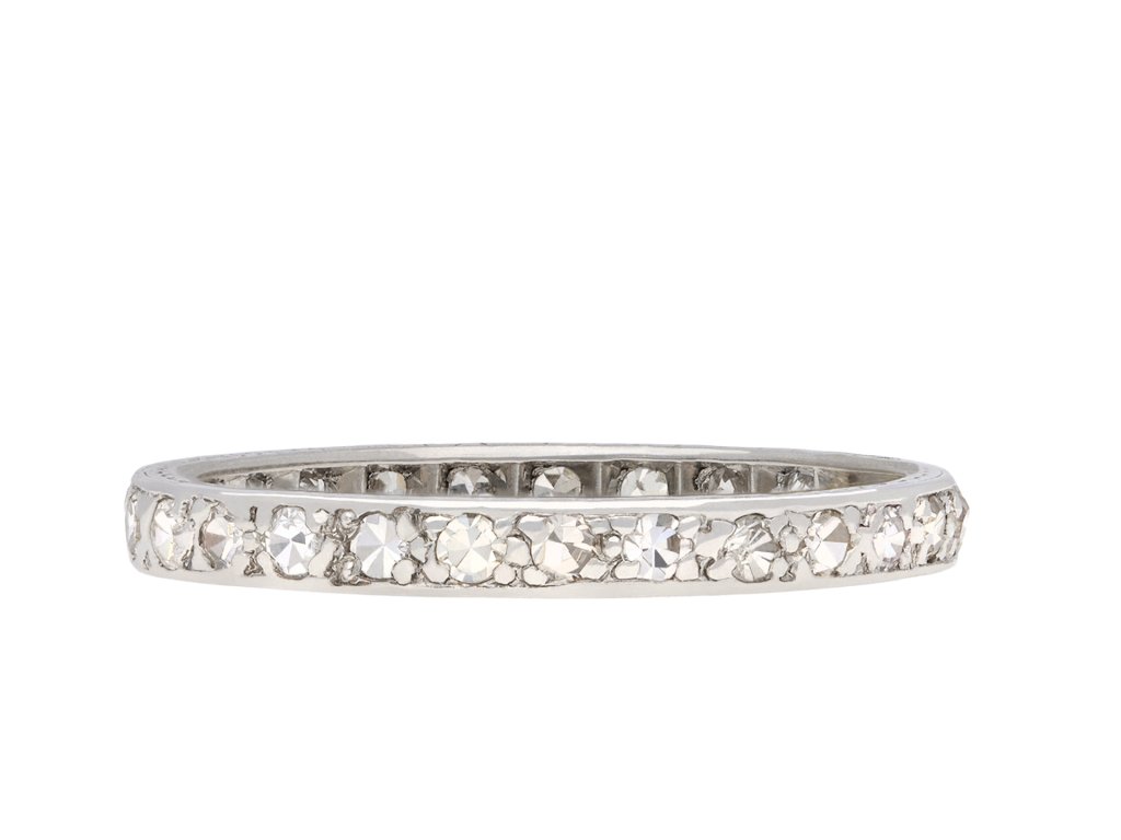 Diamond eternity ring, circa 1920. Hatton Garden