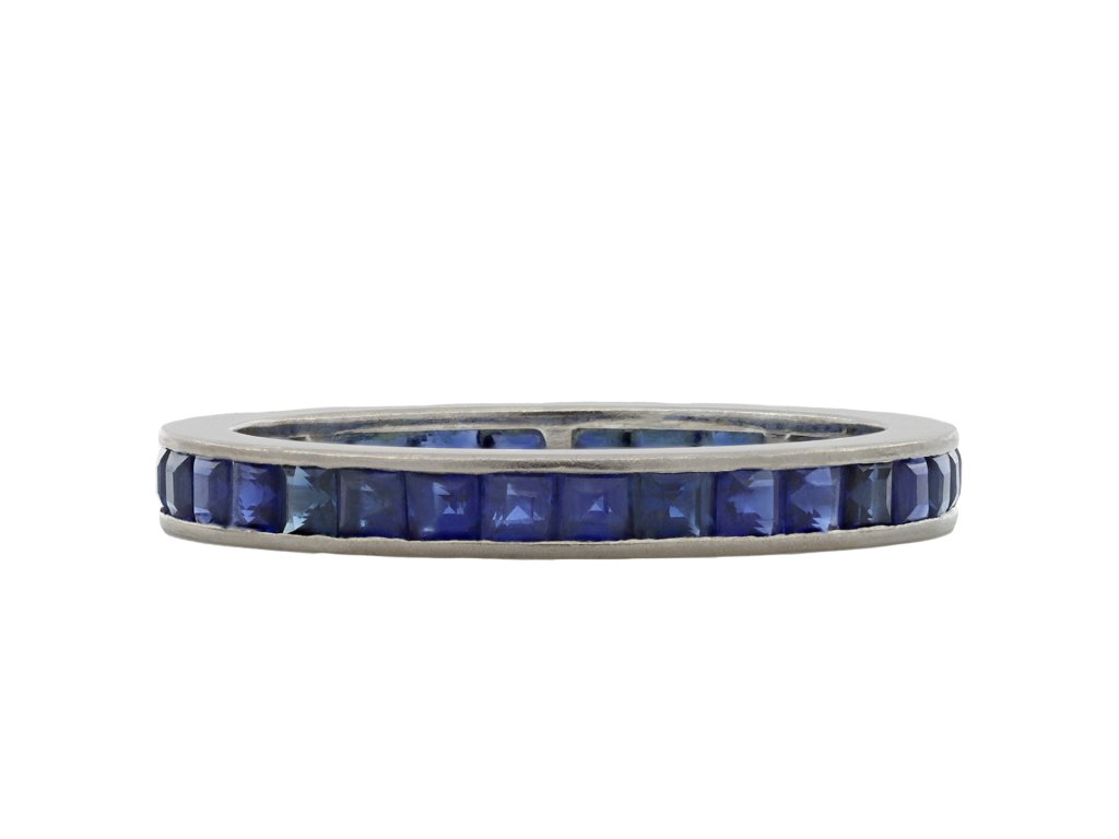 Sapphire eternity ring, circa 1930 hatton garden