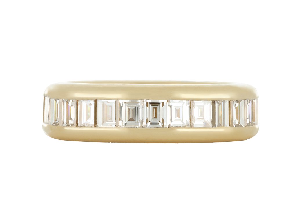 Diamond full eternity ring, circa 1980.  hatton garden.