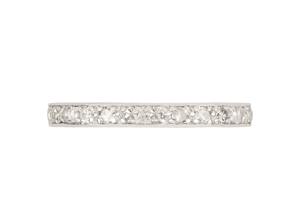 Diamond eternity ring, circa 1920.