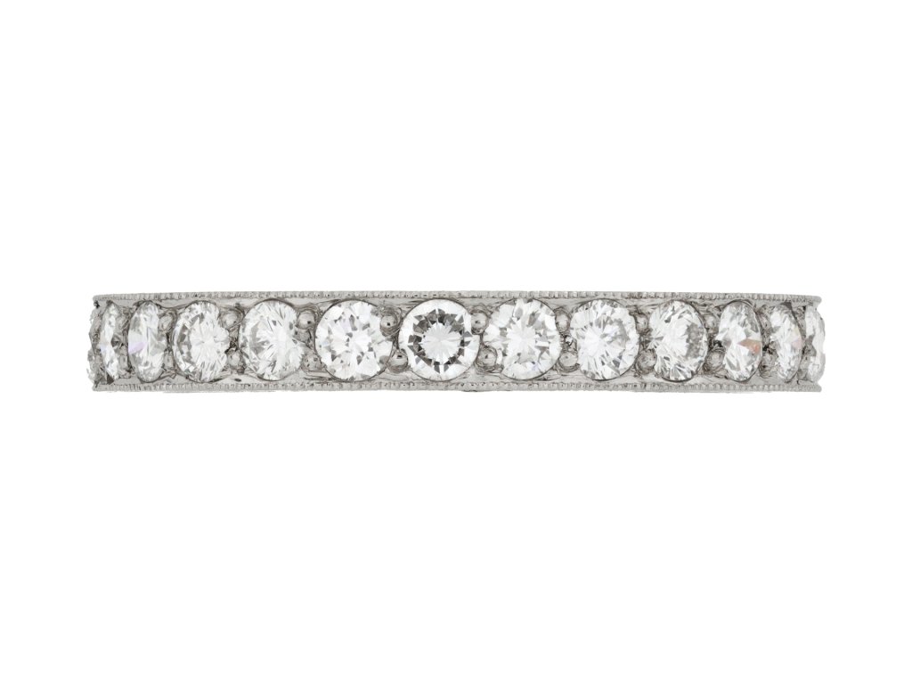 Diamond eternity ring, circa 1930.