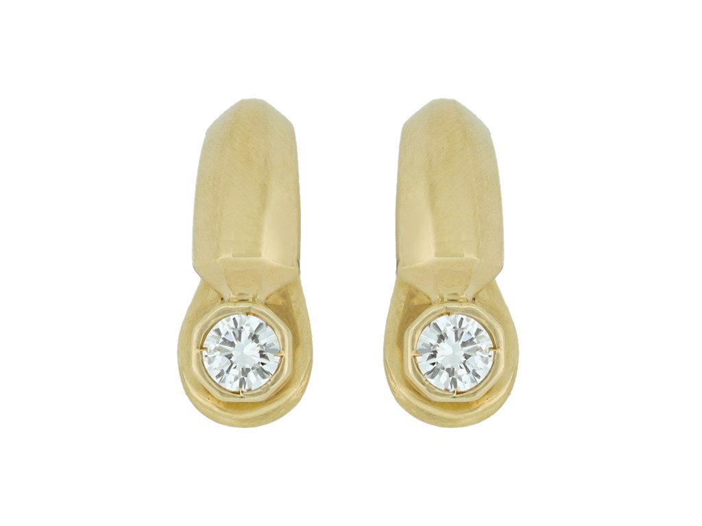 Cartier diamond earrings.