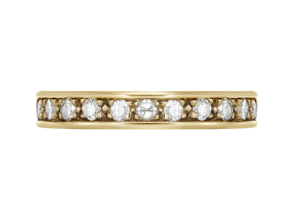 Diamond full eternity ring, English.