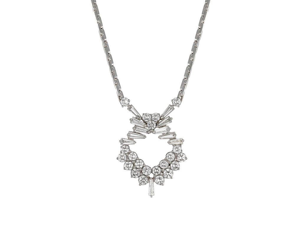 Kutchinsky diamond necklace, late 20th Century.