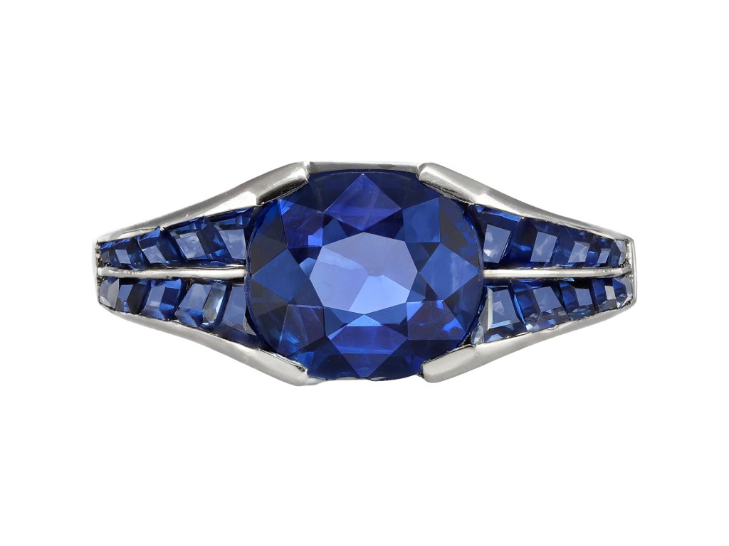 Van Cleef & Arpels sapphire ring, French, circa 1954.