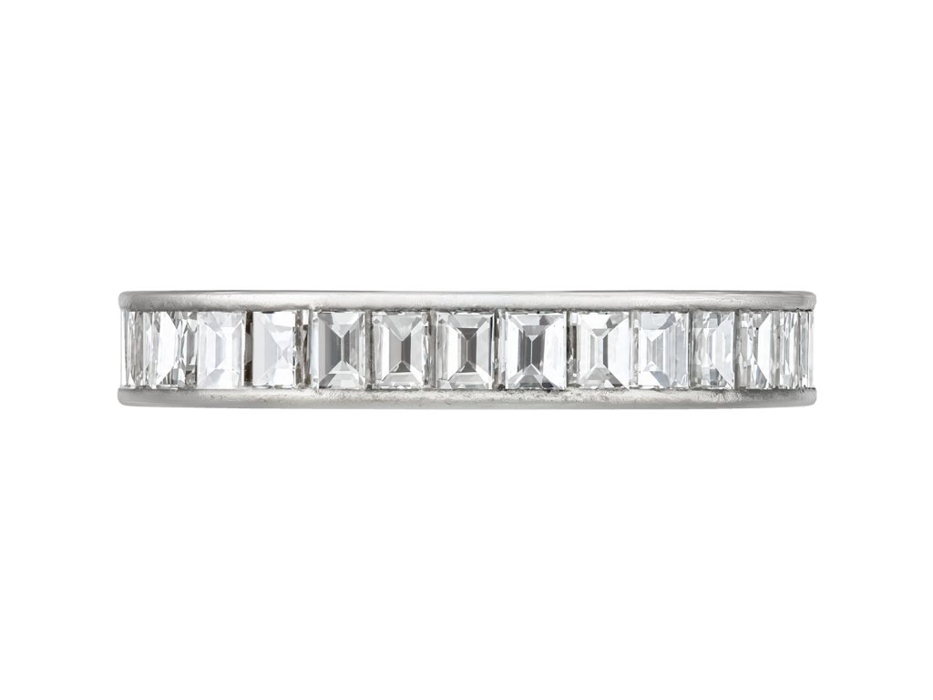Diamond full eternity ring, early 20th century. 
