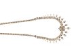 Antique natural pearl and diamond necklace