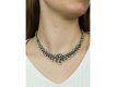 Antique natural pearl and diamond necklace