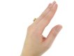 hand view diamond enamel cluster ring. berganza hatton garden