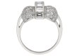 Art Deco cocktail ring, circa 1935.