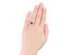 Kashmir Royal Blue sapphire and diamond ring, circa 1910. Hatton Garden 