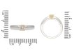 Diamond solitaire ring, circa 2001. Hatton Garden 