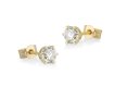 Old cut diamond stud earrings. 